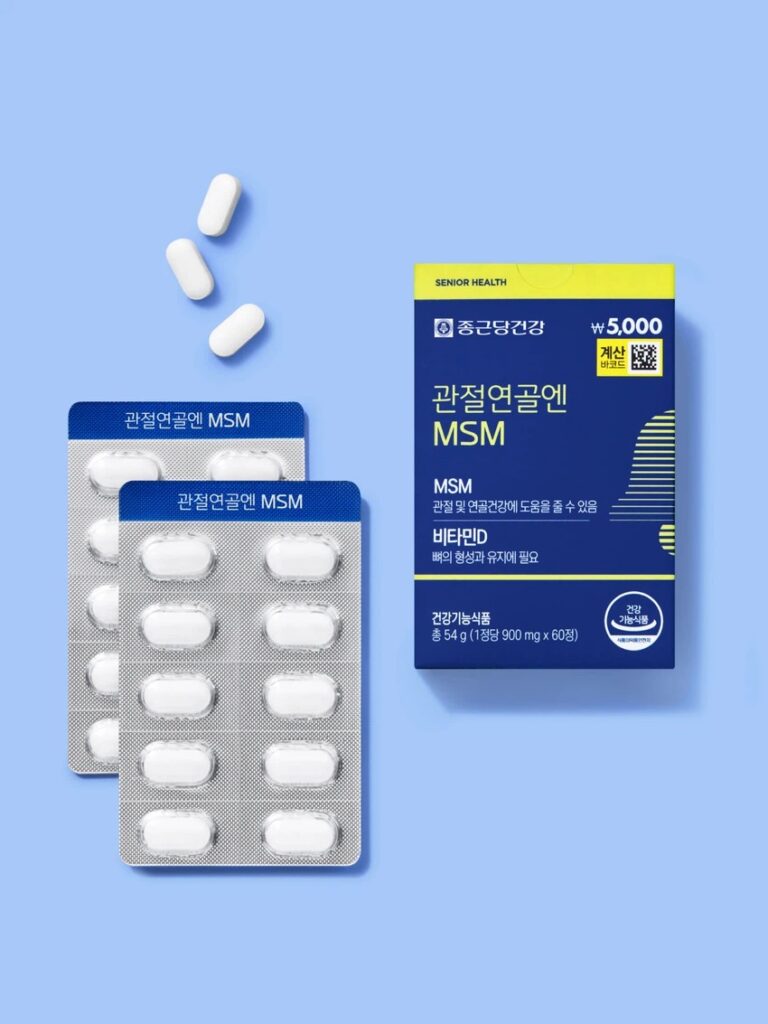 钟根堂健康 关节软骨MSM 60片 30日量
