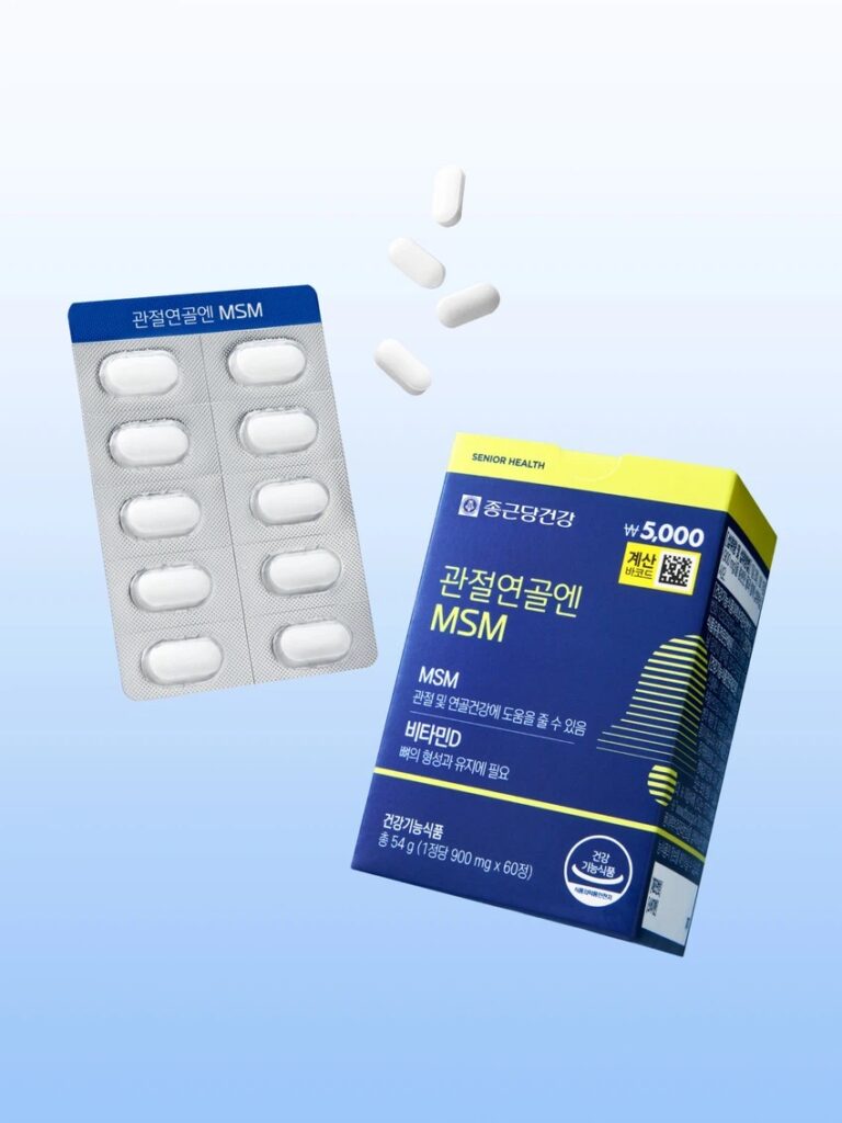 钟根堂健康 关节软骨MSM 60片 30日量
