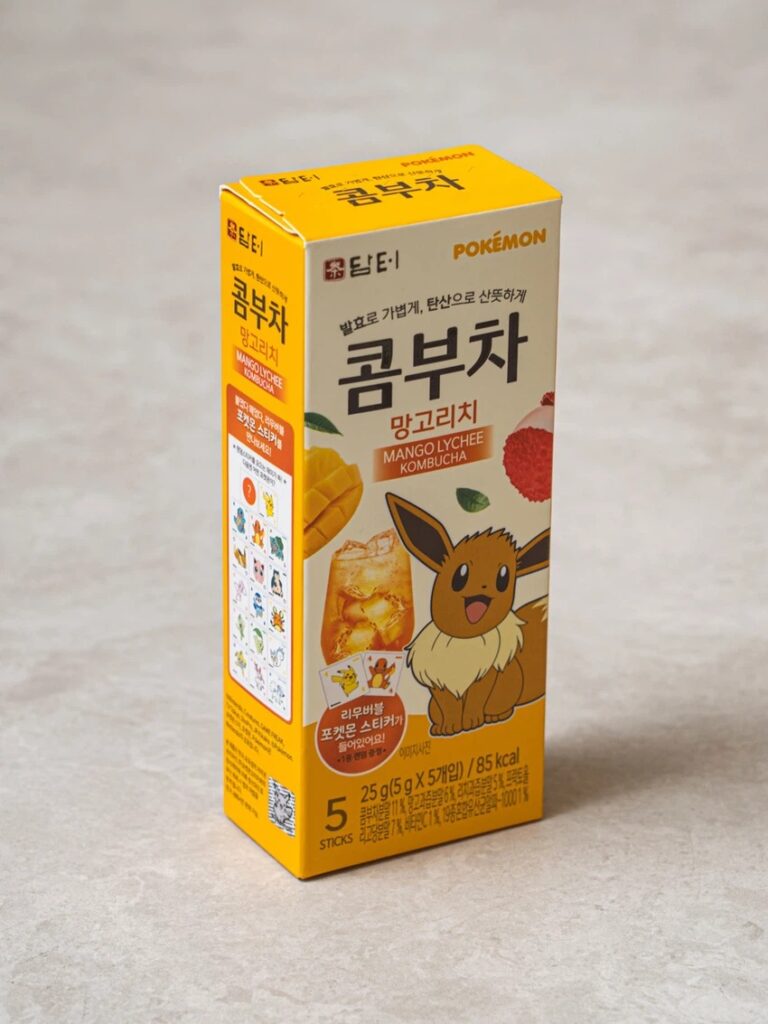 Damteo 神奇宝贝 康普茶 5瓶装 芒果荔枝味