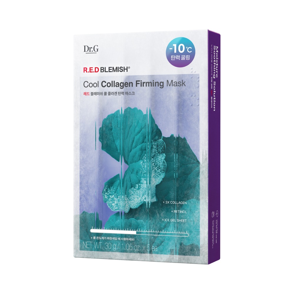 [清凉 面膜/5片装] Dr.G 红色Beulremiswi Kul 面膜 5片 3Jong (舒缓/痕迹修护/弹力)