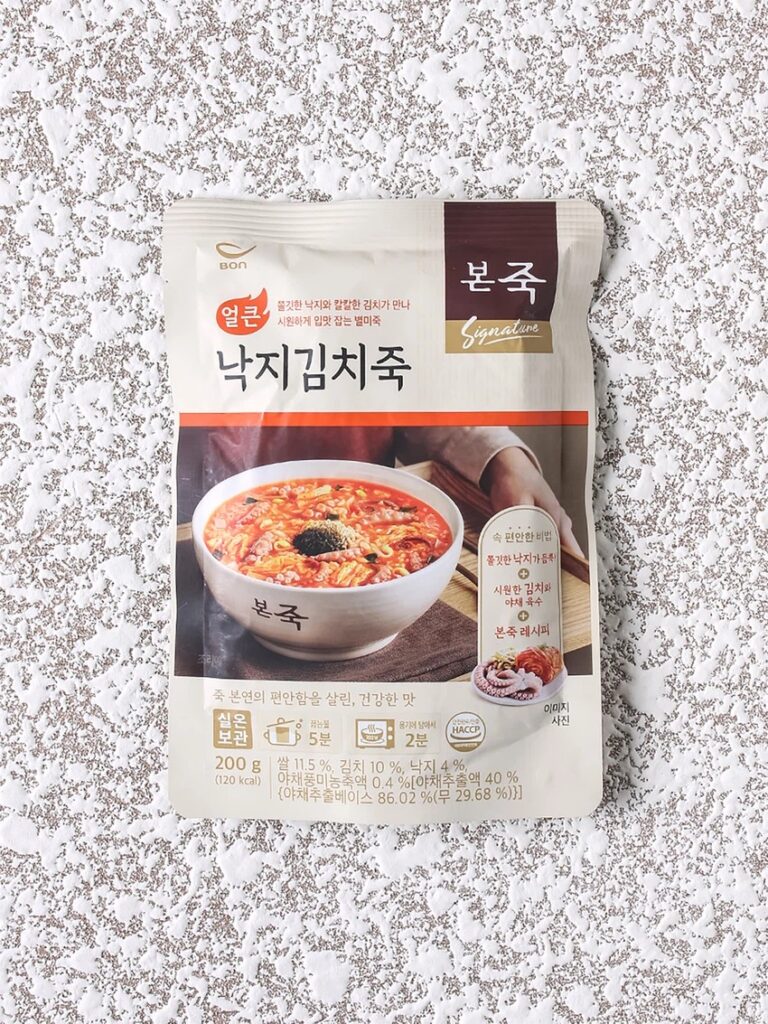 本粥 麻辣 章鱼 泡菜粥 200g