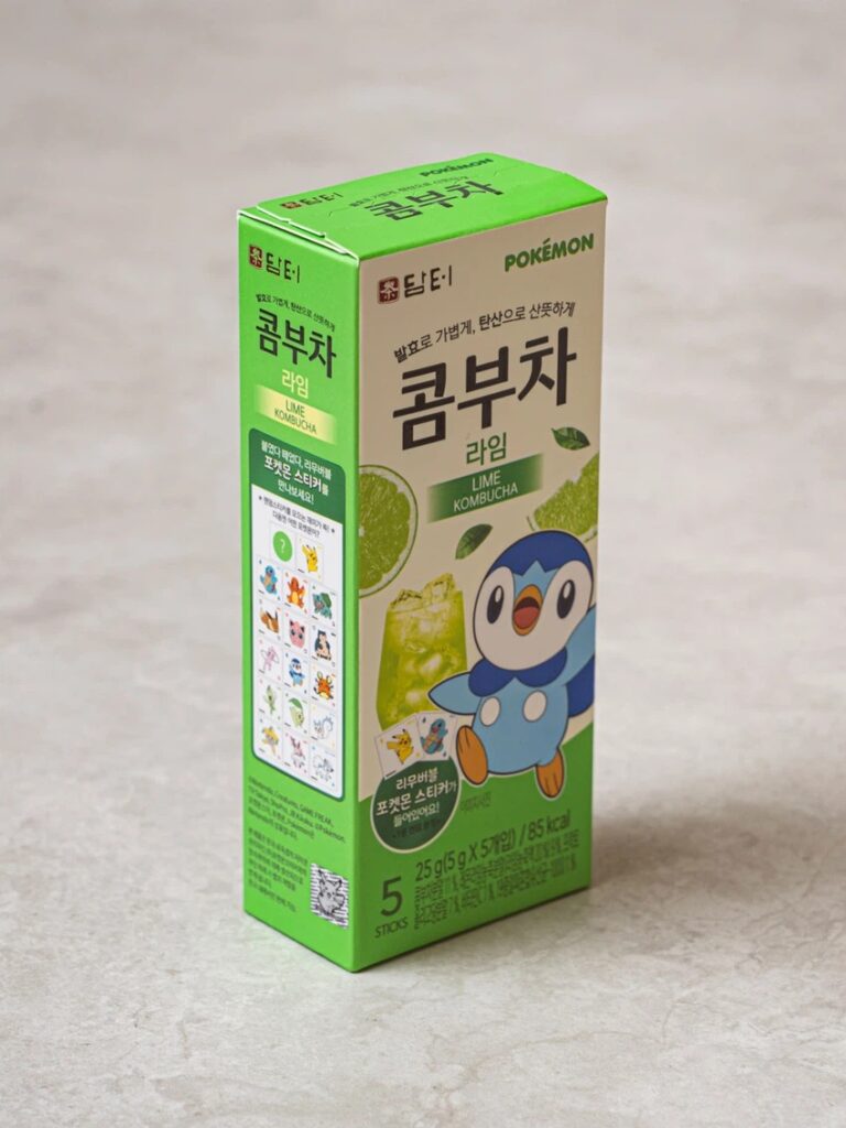 Damteo 神奇宝贝 康普茶 5瓶装 青柠