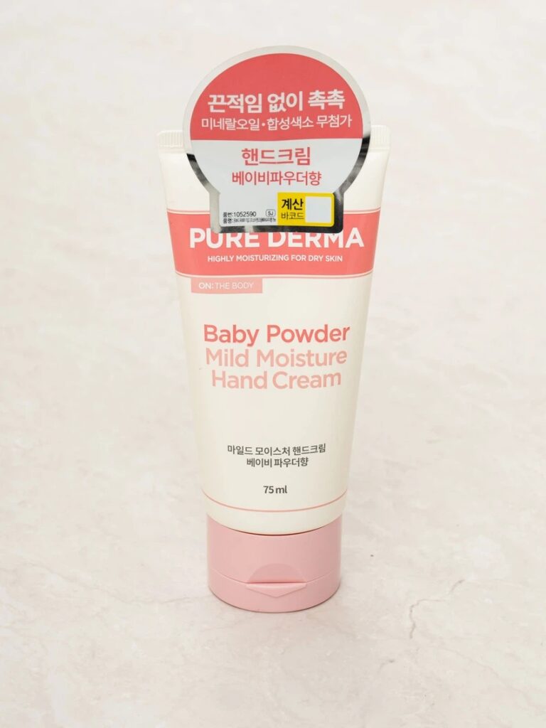 On The Body Pyueo皮肤科学型 温和保湿 护手霜 75ml 婴儿爽身粉香型 Hyang