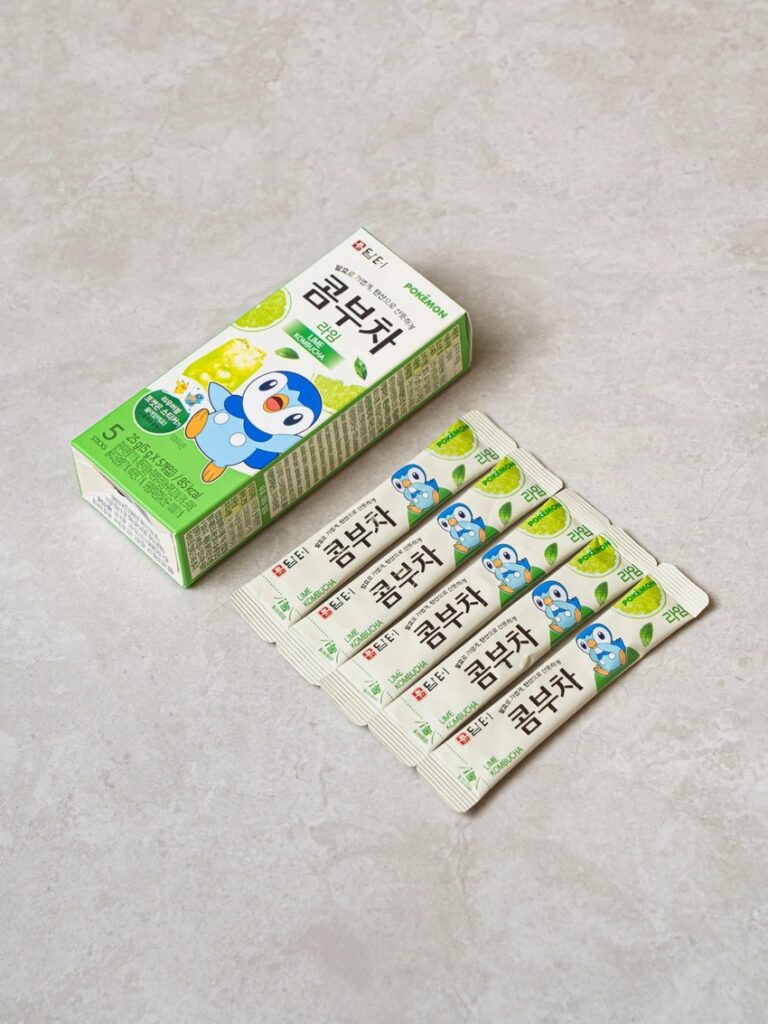 Damteo 神奇宝贝 康普茶 5瓶装 青柠