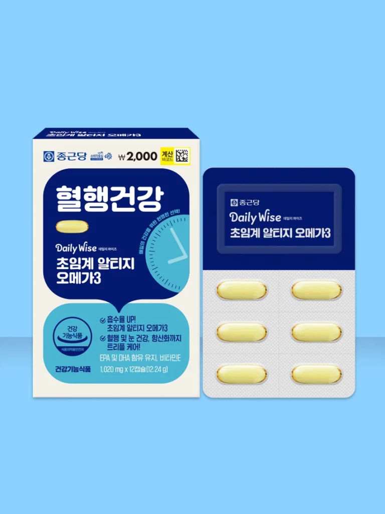钟根堂 Daily Wise 超临界 rTG Omega-3 12粒 12日量
