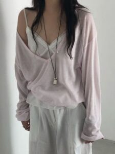 Summer Deep V 针织衫（3色）