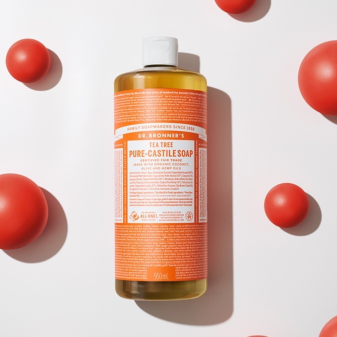 [身体/痘痘及背部痘痘护理]Dr.Bronner's 纯净卡斯蒂利亚皂 12款任选1（企划装/单件） 950ml