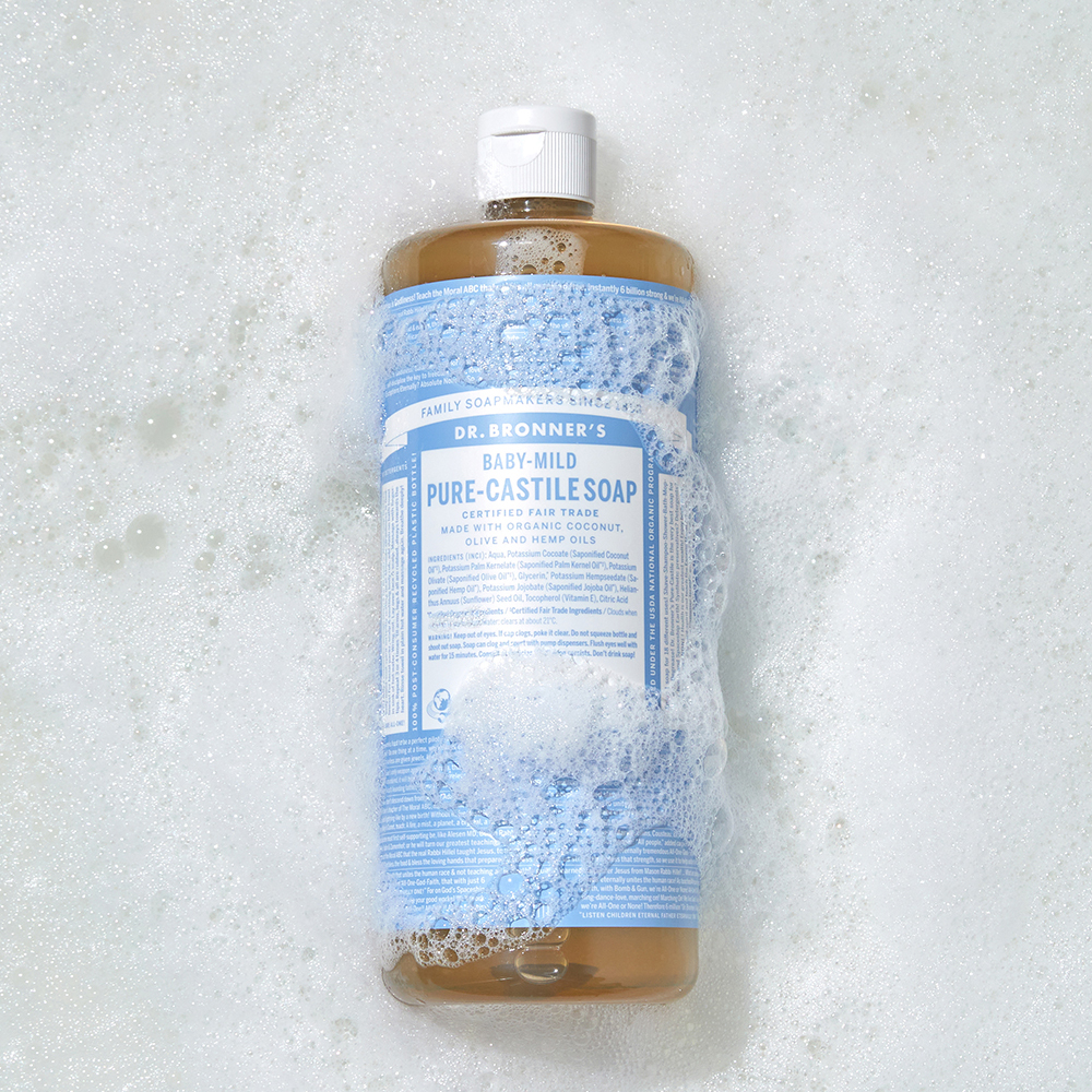 [身体/痘痘及背部痘痘护理]Dr.Bronner's 纯净卡斯蒂利亚皂 12款任选1（企划装/单件） 950ml