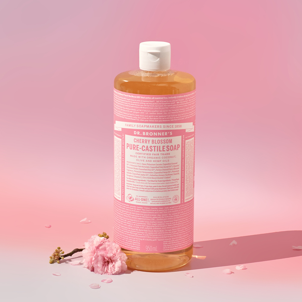 [身体/痘痘及背部痘痘护理]Dr.Bronner's 纯净卡斯蒂利亚皂 12款任选1（企划装/单件） 950ml
