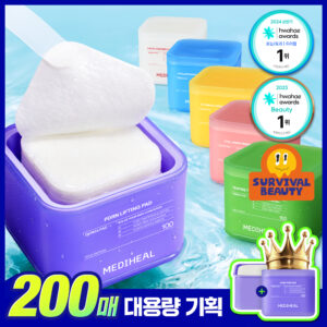 Mediheal 皮肤科学型 棉片 200片 大容量企划装 套装 7Jong