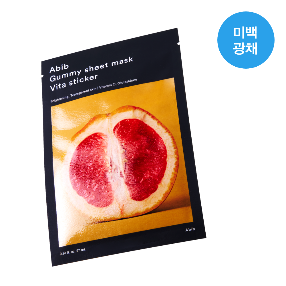 [1片/5Jong] Abib 胶贴式精华面膜贴 1片 (鱼腥草/补水Cho/积雪草苷/胶原蛋白Milkeu/VITA)