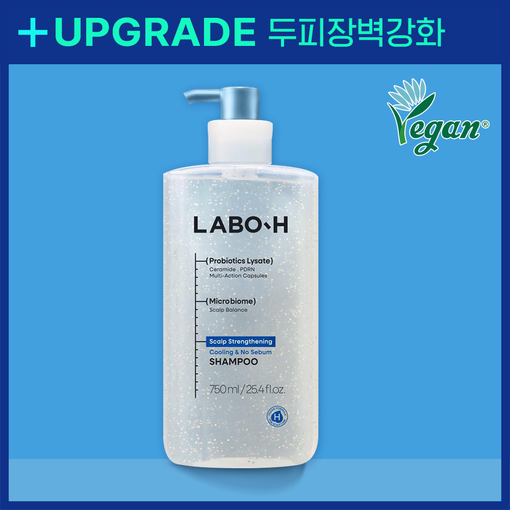[CheongryanggamMAX] Labo H 清凉&控油洗发水 750ml 企划装(+洗发水100ML)