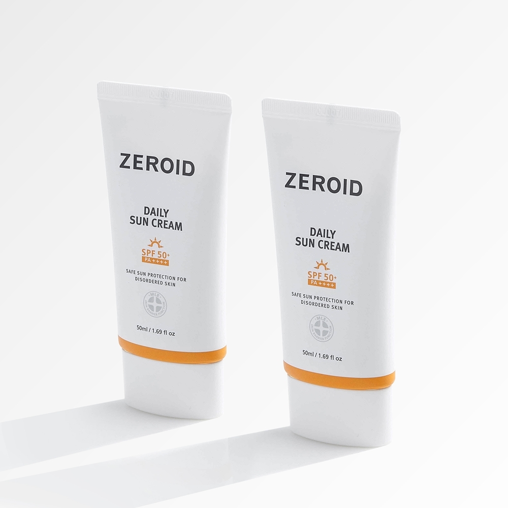 [2支企划装][敏感肌推荐无机防晒] Zeroid 日用防晒霜 企划装 (50ml+50ml)