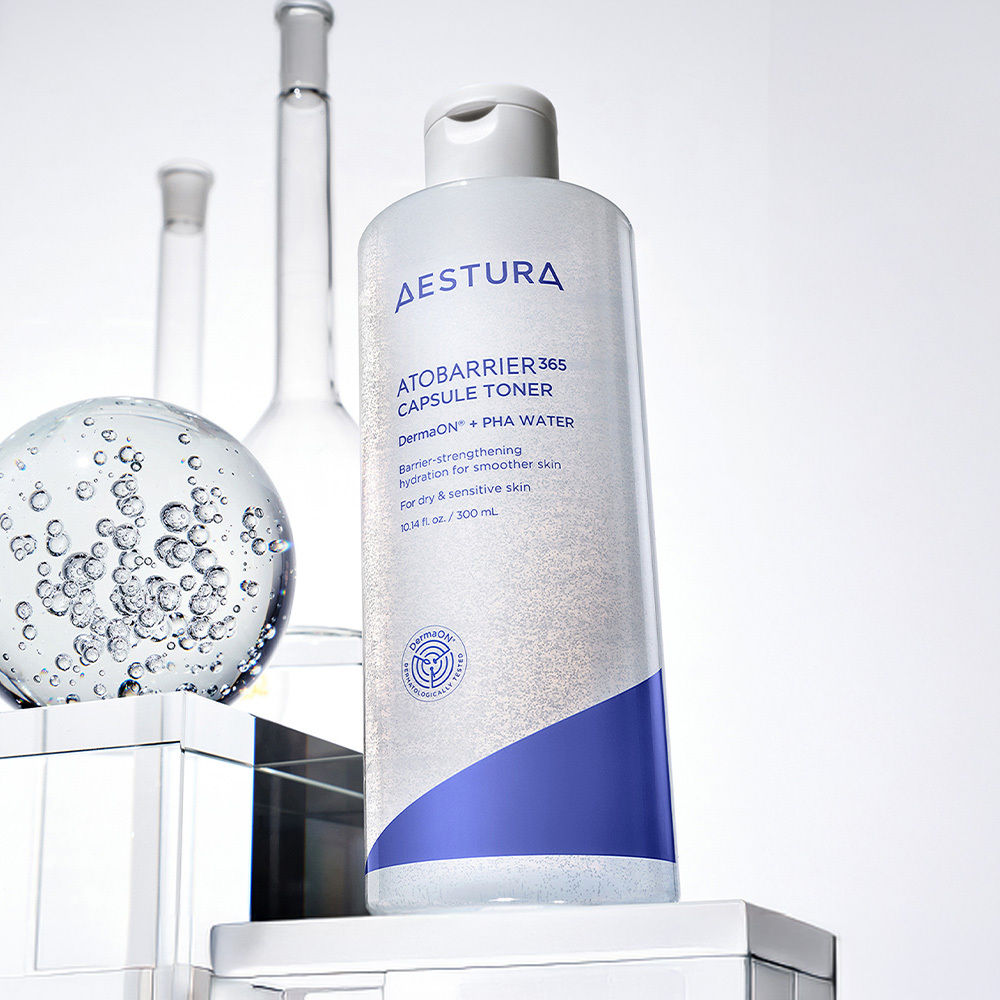 AESTURA Atobarrier365 胶囊爽肤水 300ml 企划装 (+舒缓面霜 30ml+Ceramide-玻尿酸安瓶 7ml)