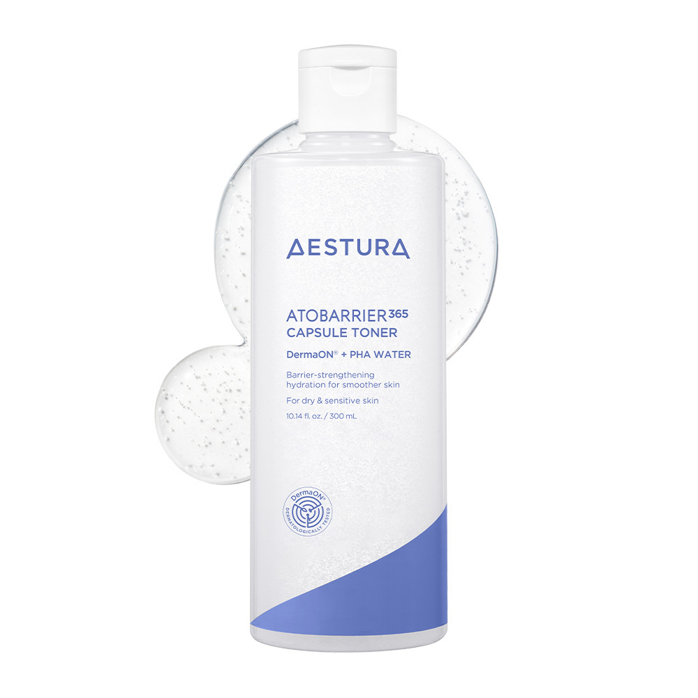 AESTURA Atobarrier365 胶囊爽肤水 300ml 企划装 (+舒缓面霜 30ml+Ceramide-玻尿酸安瓶 7ml)