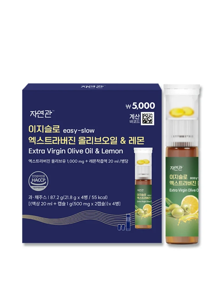 自然馆 Ijiseulro 特级初榨橄榄油＆柠檬 4瓶装