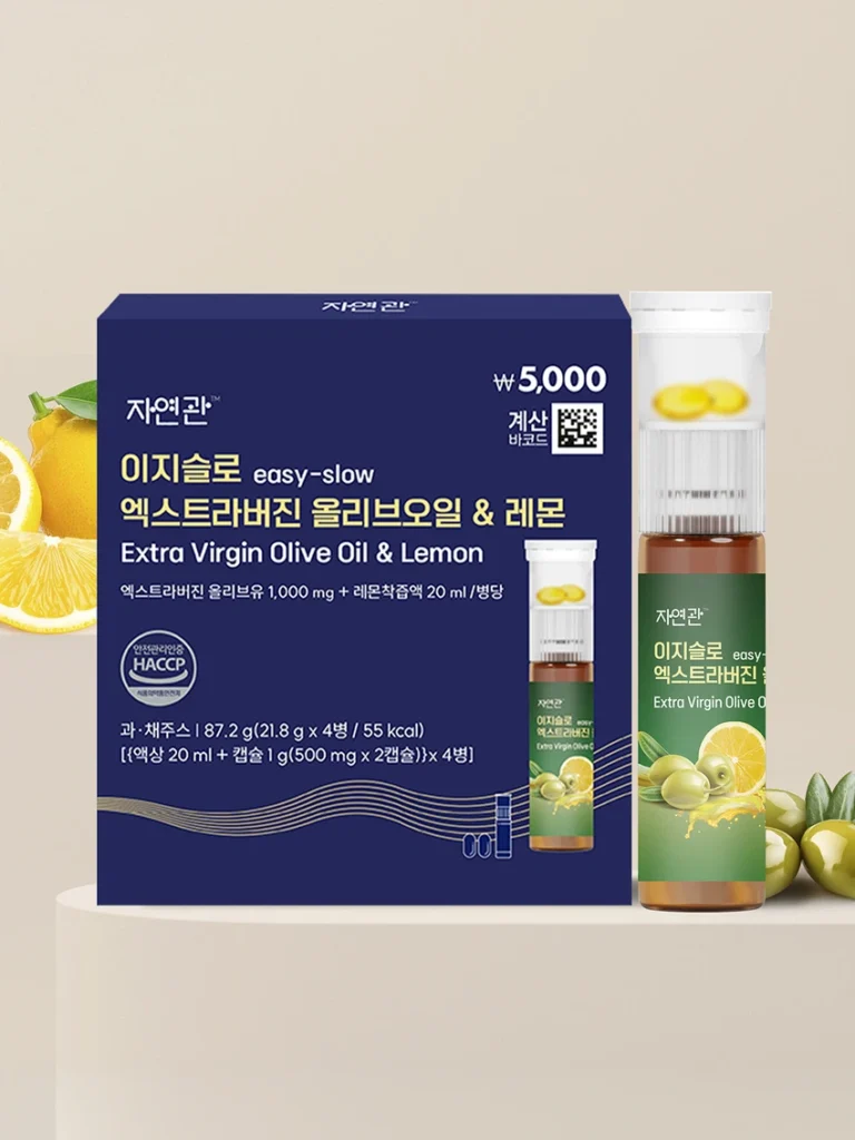 自然馆 Ijiseulro 特级初榨橄榄油＆柠檬 4瓶装