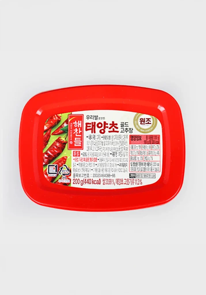 CJ 海川达 Uri米Ro Mandeun Taeyangcho 金色 Gochujang 200g