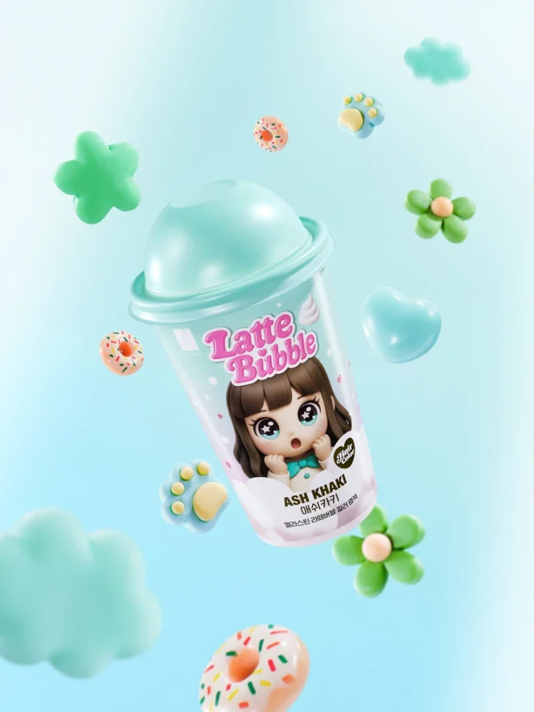 [Aeswi卡其色] Elastine Ratte泡沫染发工具