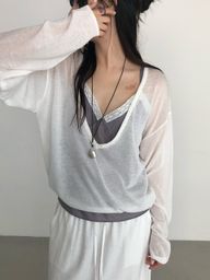 Summer Deep V 针织衫（3色）