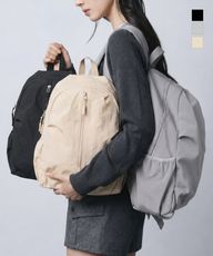 Shelly 尼龙双肩包 灰色
