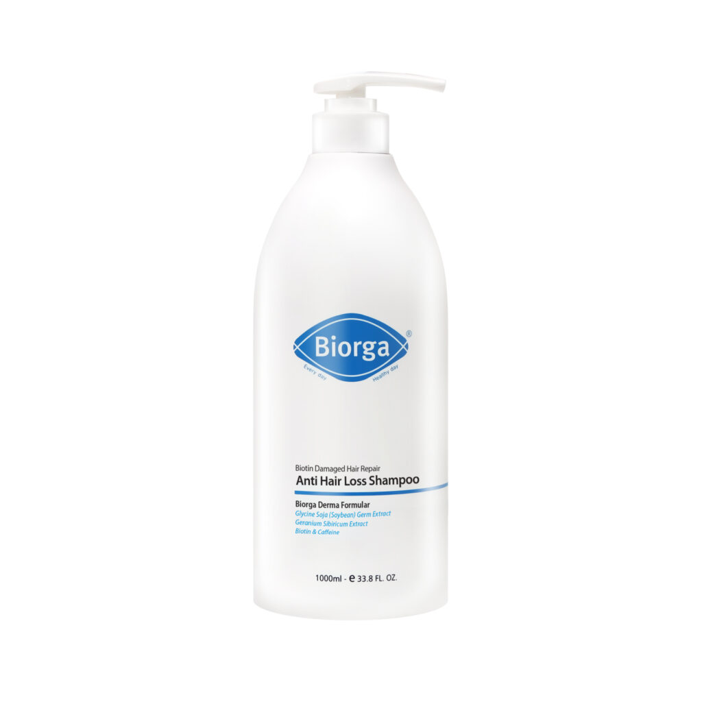 [大容量] Biorga 生物素受损发质改善防脱洗发水 野生大豆胚芽 1000ml