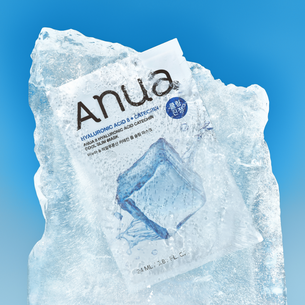 Anua 8重玻尿酸儿茶素清凉贴合面膜 10片