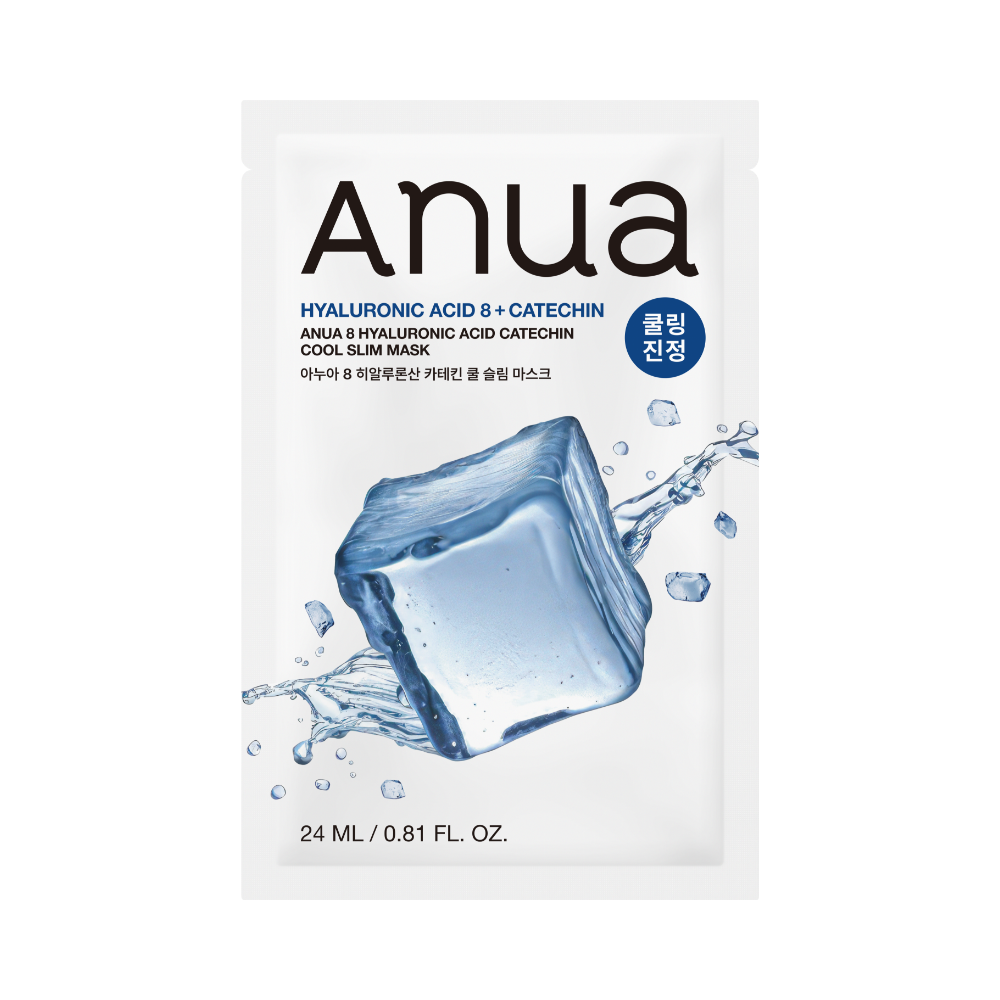 Anua 8重玻尿酸儿茶素清凉贴合面膜 10片