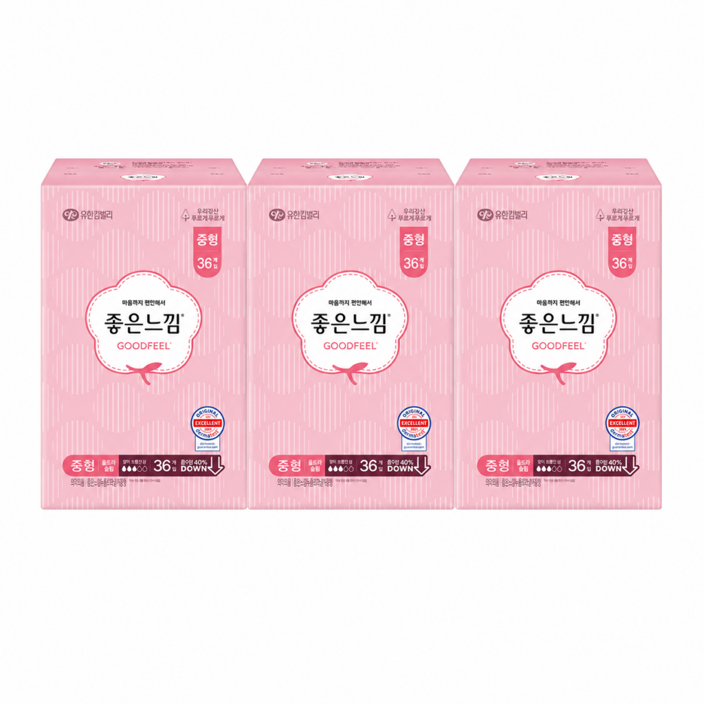 Goodfeel Original 超薄卫生巾 中号 36片 X 3包