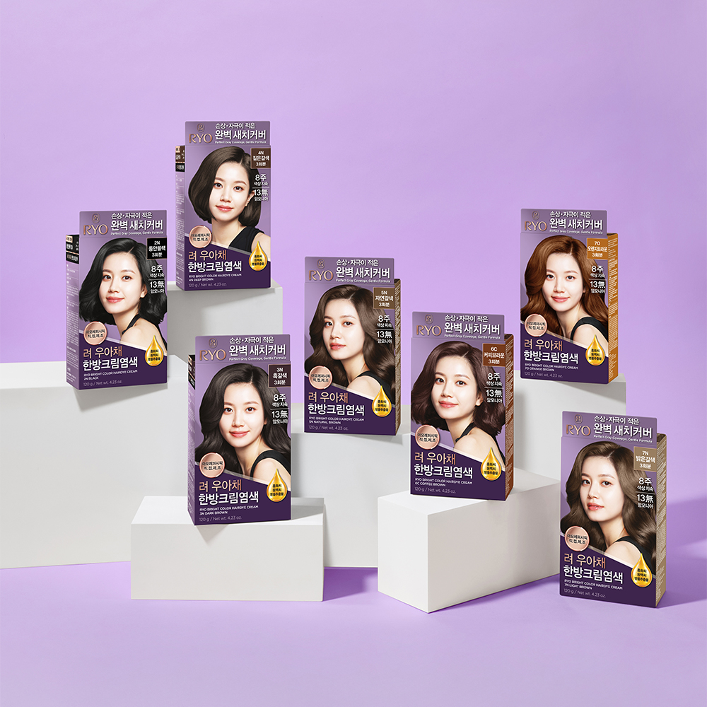 吕 Uachae 草本乳霜染发剂 120g 2盒