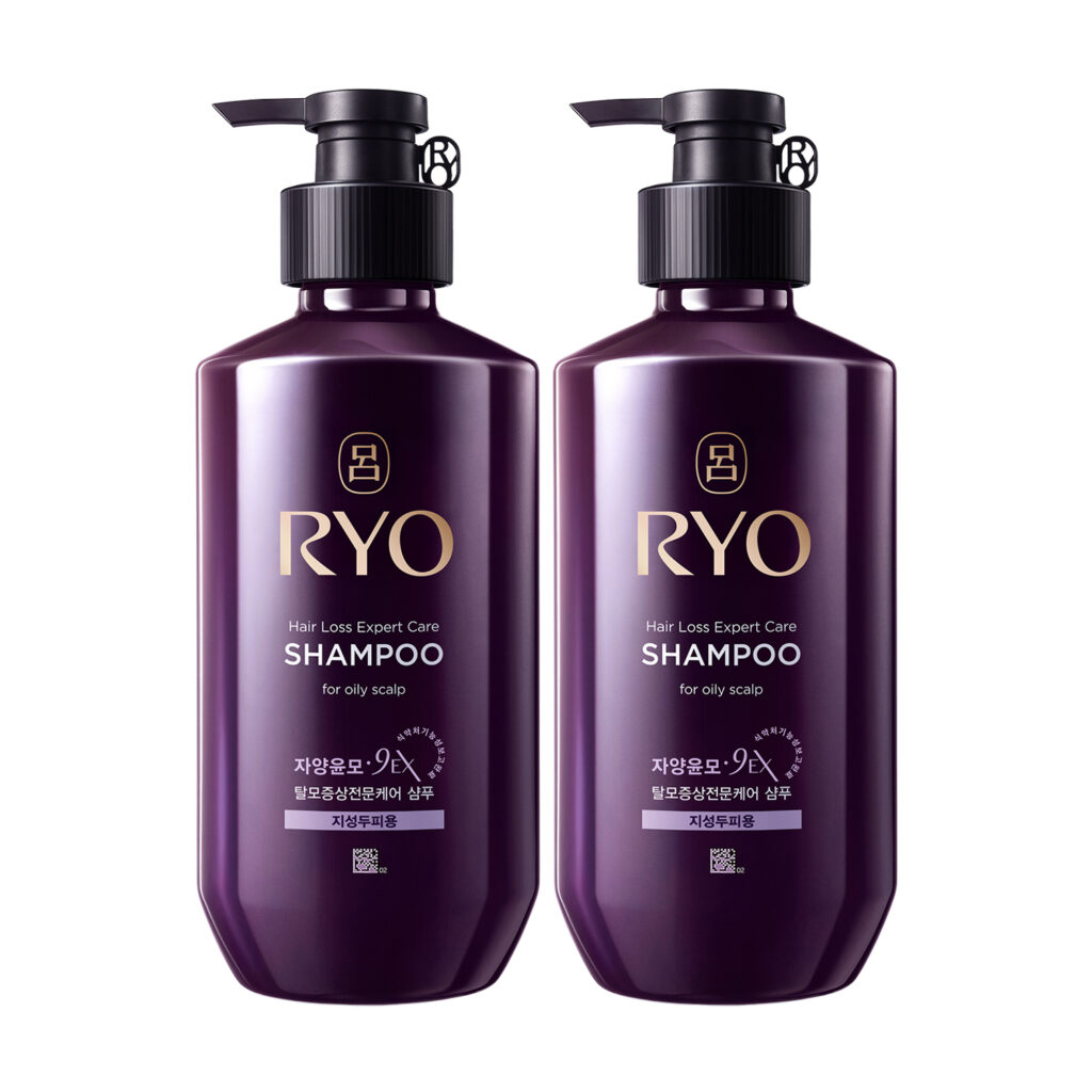 吕 Jayangyunmo 9EX 脱发症状专业护理洗发水 400ml 1瓶+1瓶