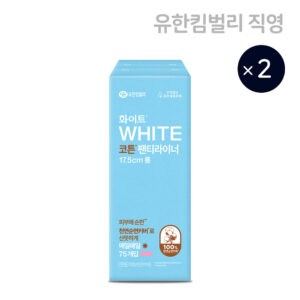 White 纯棉护垫 长款 75片 X 2包