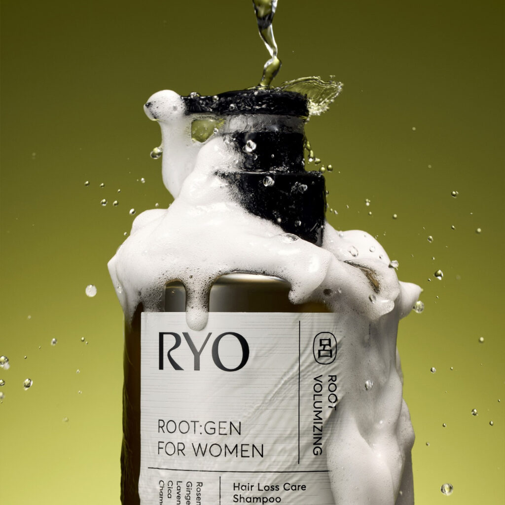 吕 Root Gen 防脱洗发水 大容量 弱酸性 女性 纯素 蓬松头皮 企划装 515ml+242ml+100ml