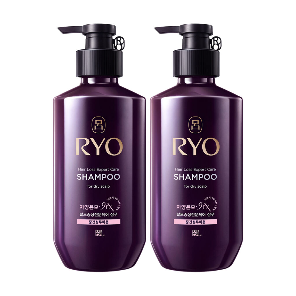 吕 Jayangyunmo 9EX 脱发症状专业护理洗发水 400ml 1瓶+1瓶