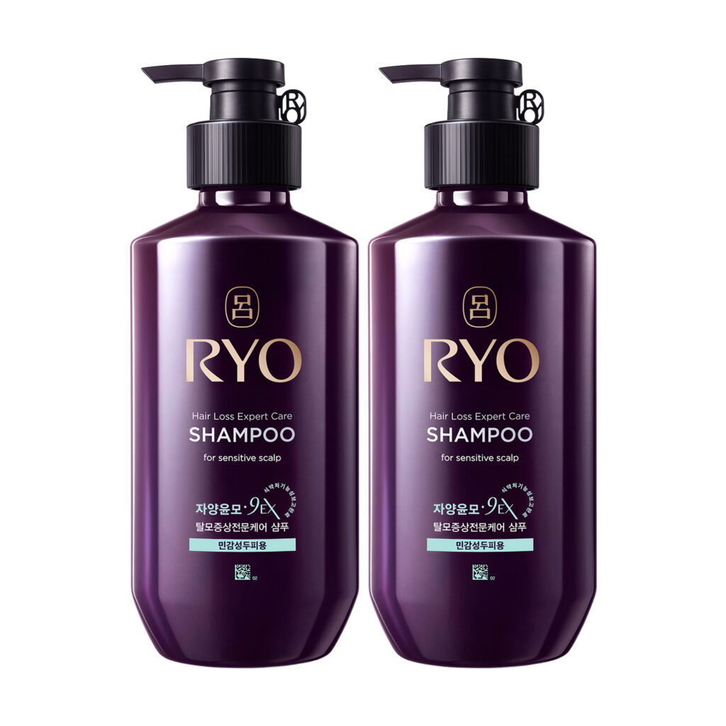 吕 Jayangyunmo 9EX 脱发症状专业护理洗发水 400ml 1瓶+1瓶