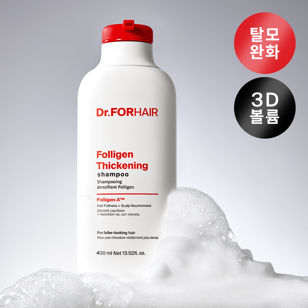 [先到先得赠品/NO.1防脱洗发水] Dr.FORHAIR Polygen Thickening 洗发水 400ml 企划装 (+100ml)