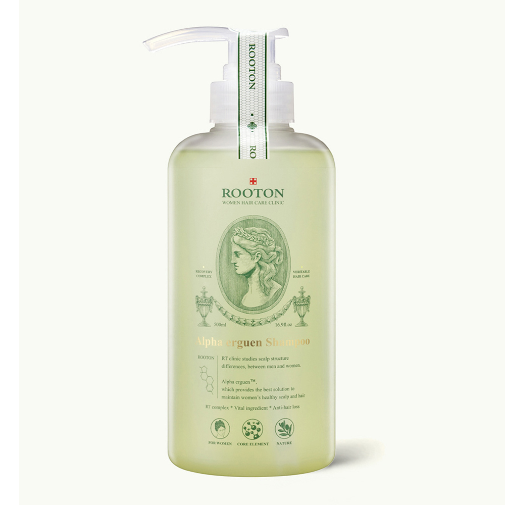Ruton 女性头皮专用 Alpha Ergen 洗发水 500ml (缓解脱发)