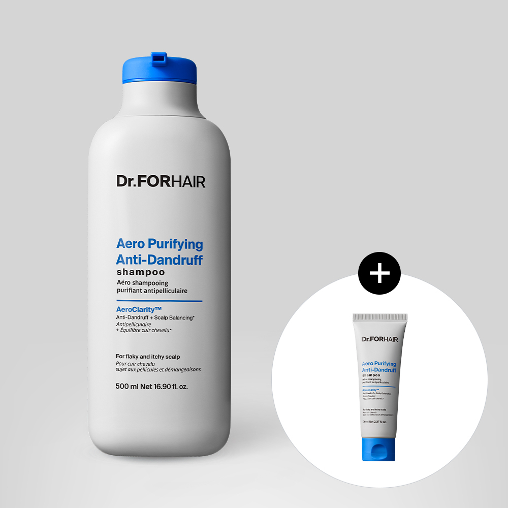 [去屑洗发水] Dr.FORHAIR Aero Purifying Anti-Dandruff 去屑洗发水 400ml 企划装 (+70ml)