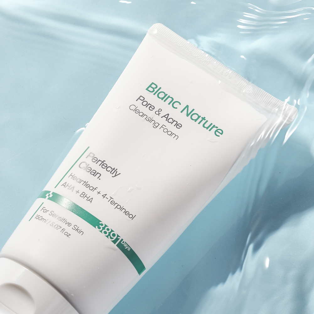 [痘痘功能性] Blanc Nature 祛痘洁面泡沫 单品/企划装