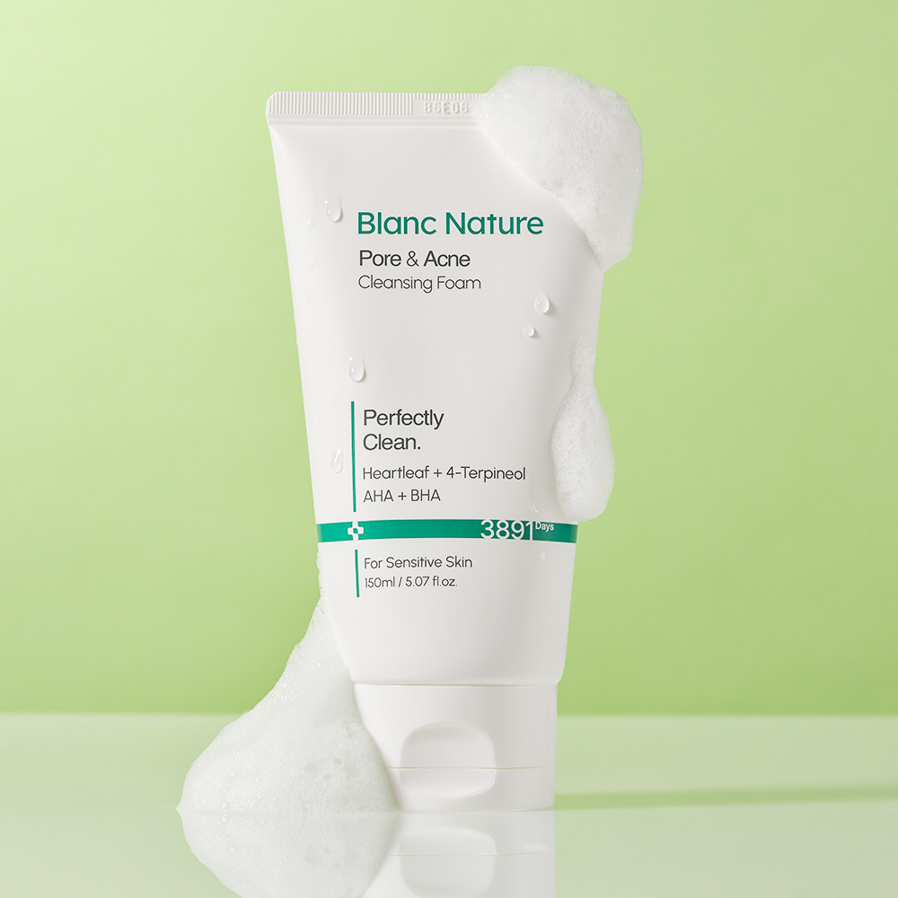 [痘痘功能性] Blanc Nature 祛痘洁面泡沫 单品/企划装