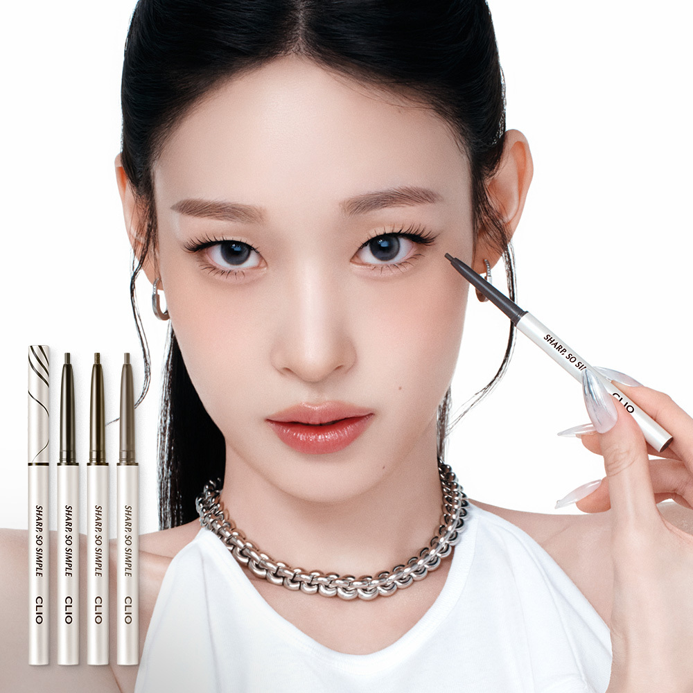 [销量No.1眼线笔] CLIO Sharp, So Simple 防水眼线笔 单支/双支企划装