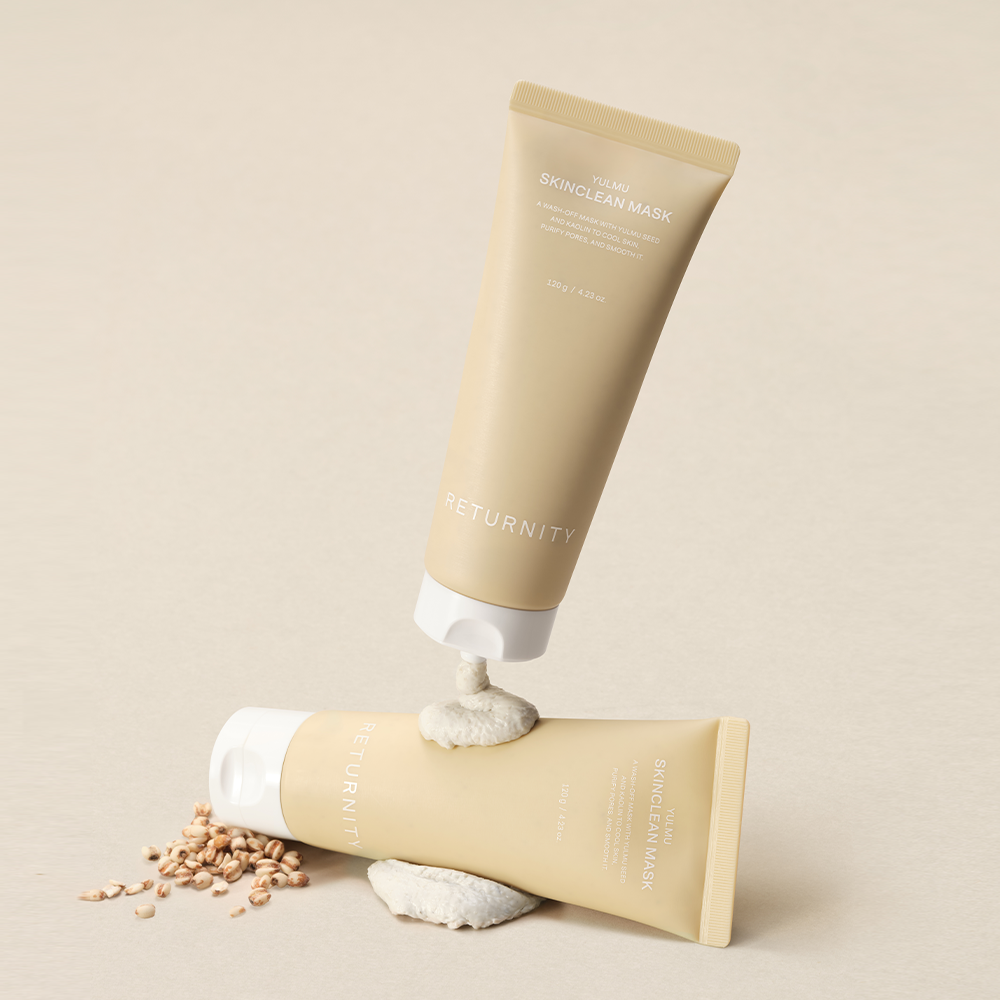 [10月Olive Young精选/元祖薏米膜] RETURNITY 薏米 凹凸毛孔面膜 120g 企划套装