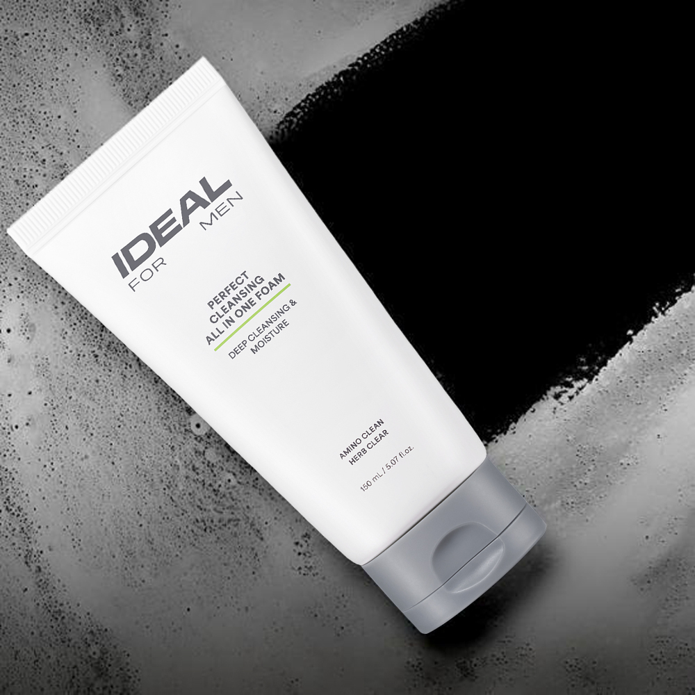 [防晒清洁] IDEAL FOR MEN Perfect Cleansing All-in-One 洁面泡沫 150ml