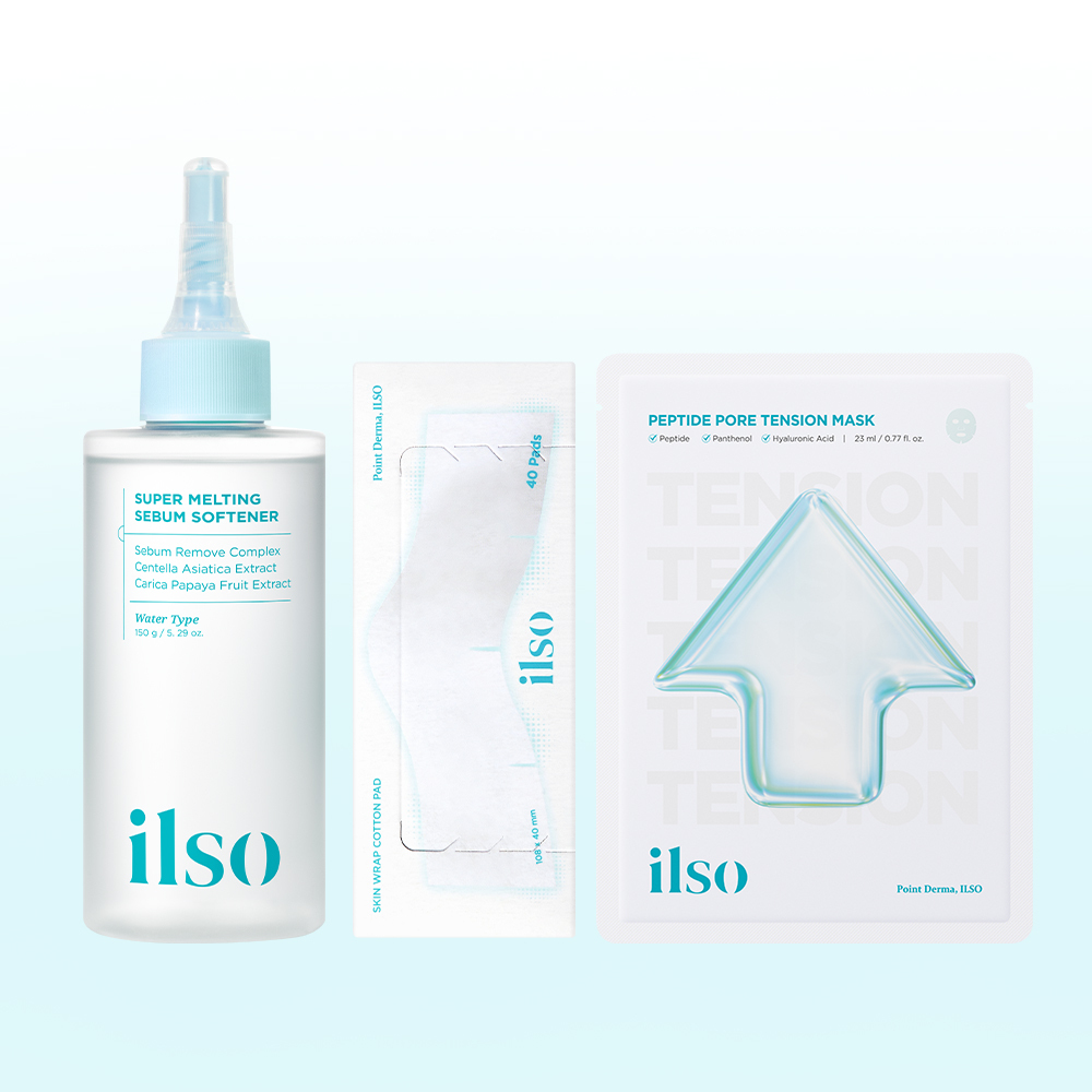 [NO.1去黑头清洁] ilso Super Melting 皮脂软化凝膏 150g 企划装(赠服帖化妆棉40片+毛孔贴1片)