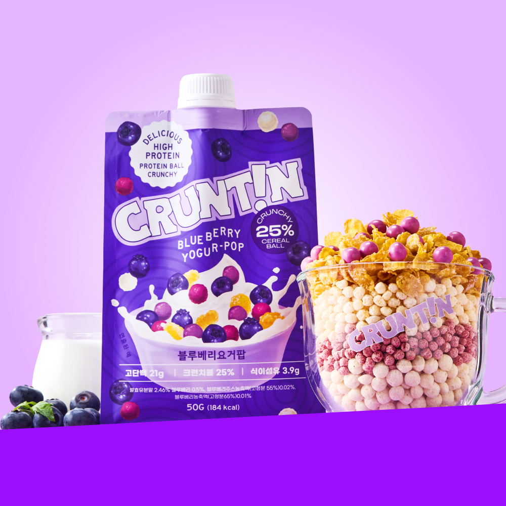 [NEW 蜂蜜红薯味] CRUNTIN 脆球蛋白奶昔 50g 7款任选1