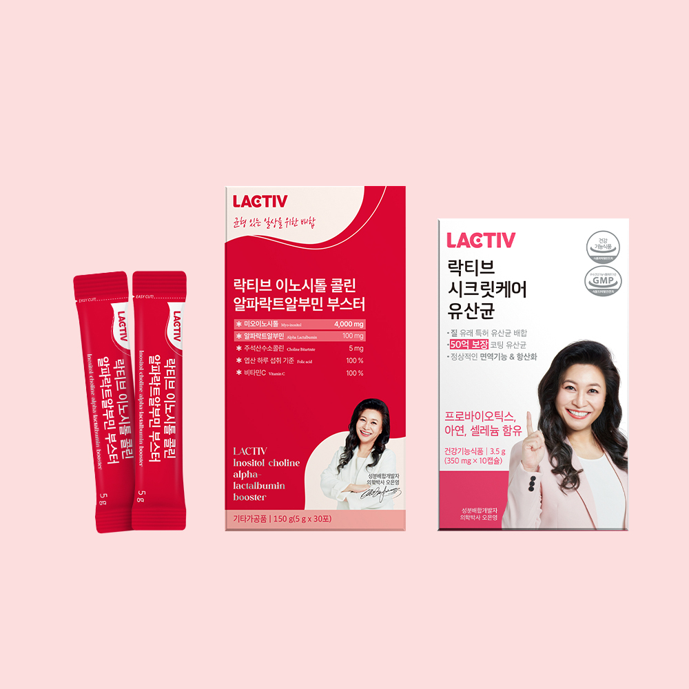 [Olive Young独家] LACTIV 肌醇 30包 企划 (赠阴道乳酸菌10粒)