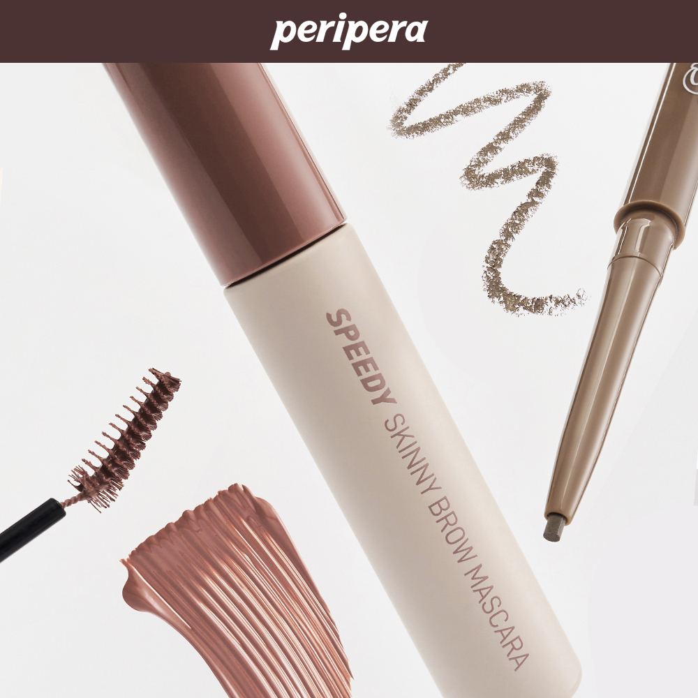 [10月 Olive Young精选] Peripera Speedy Skinny 极细眉笔 & 染眉膏 (单品/双支)