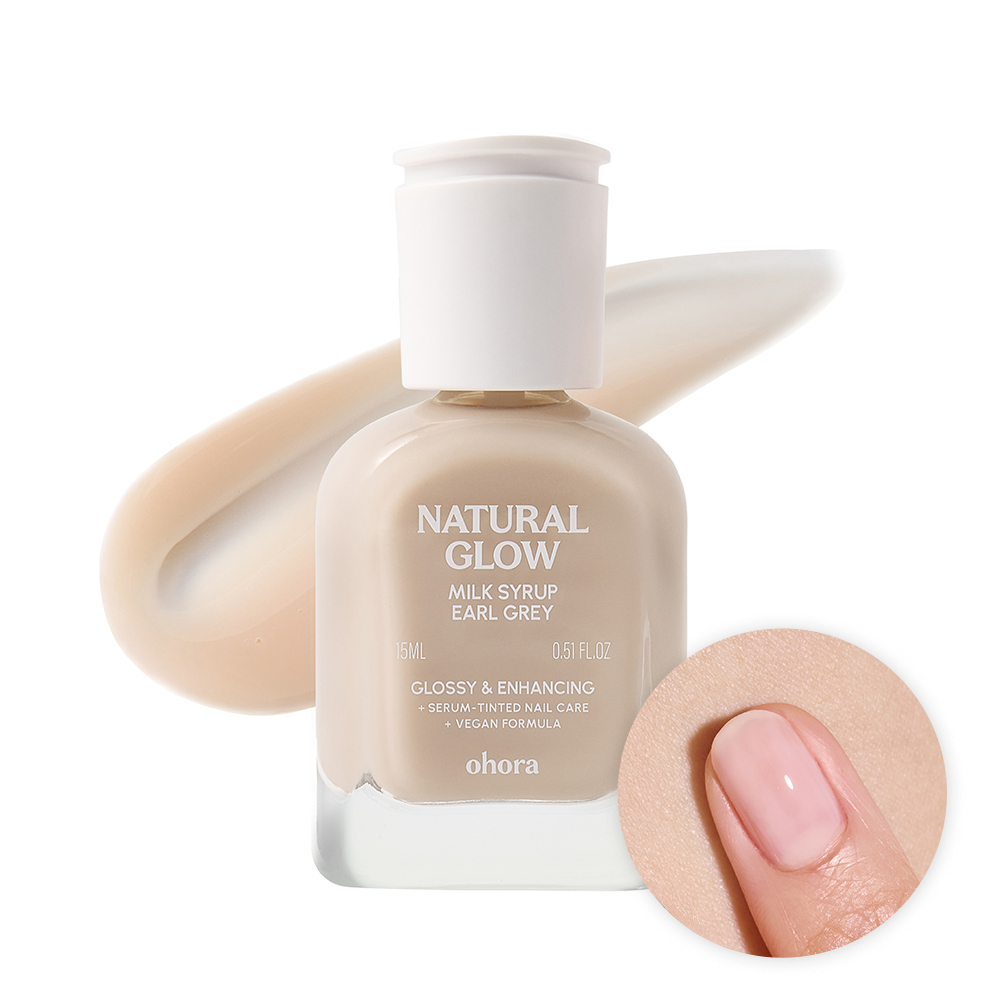 [彩色指甲营养剂/SNS爆款] ohora 糖浆指甲强化剂 15ml 23色(牛奶/水光/釉面)