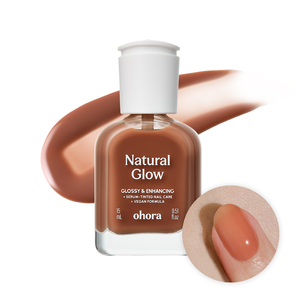 [彩色指甲营养剂/SNS爆款] ohora 糖浆指甲强化剂 15ml 23色(牛奶/水光/釉面)