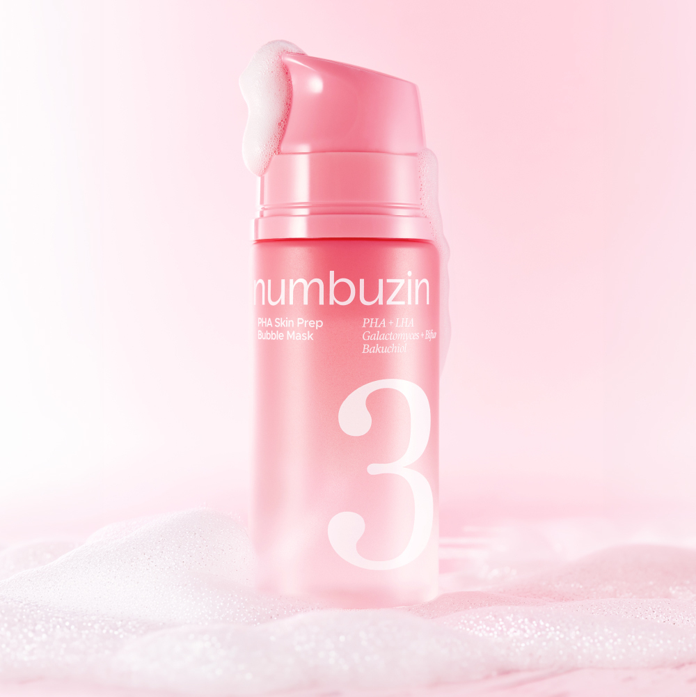 [NEW] numbuzin Prep 泡泡面膜 4款任选1 (上妆服帖/持妆/生机提亮/光泽丰盈)
